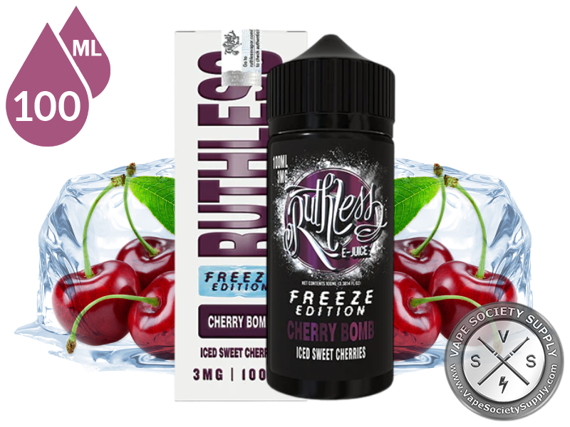 FREEZE Cherry Bomb Ruthless Vapor