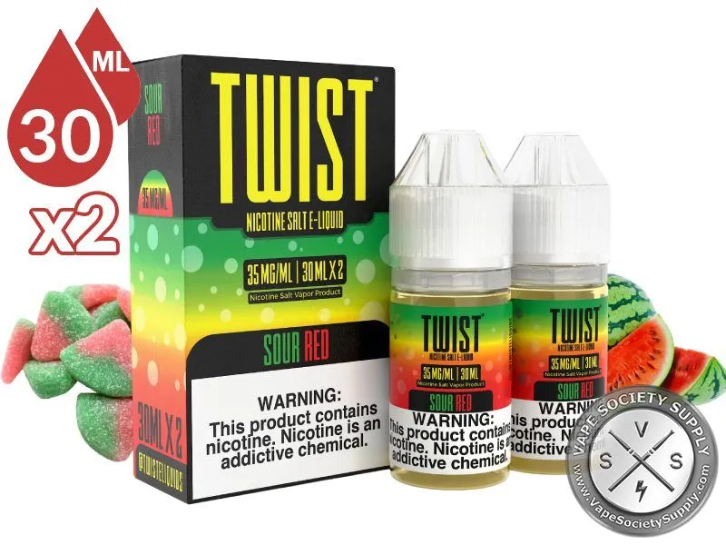 Sour Red TWIST SALT E-LIQUID