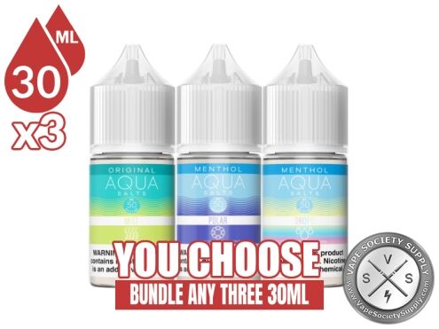 Aqua Salts Bundle 3 30ml (90ml)