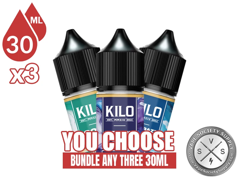 Kilo Salts Bundle 3 30ml (90ml)