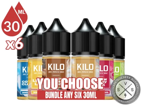 Kilo Salts Bundle 6 30ml (180ml)