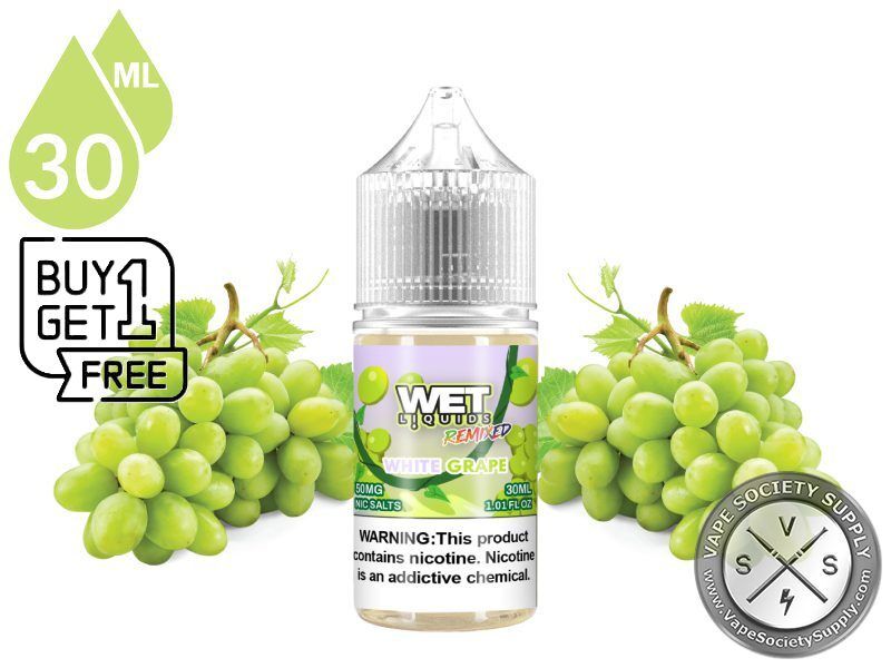 White Grape WET REMIXED SALTS 30ml