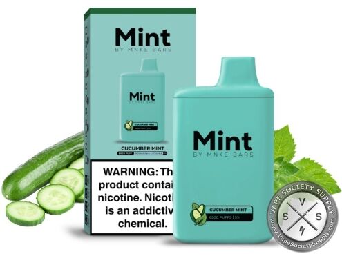 MINT VAPOR COMPANY Disposable 6500 Puffs Cucumber mint