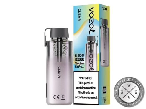 Vozol Neon 10000 Puff Disposable Clear