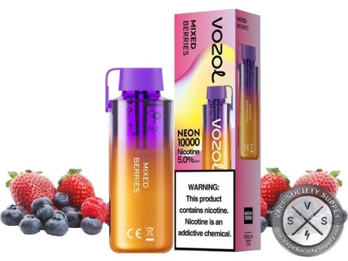 Vozol Neon 10000 Puff Disposable Mixed Berries