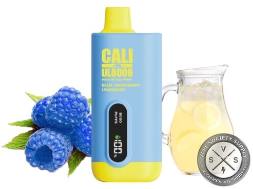 Cali UL8000 Disposable Blue Raspberry Lemonade