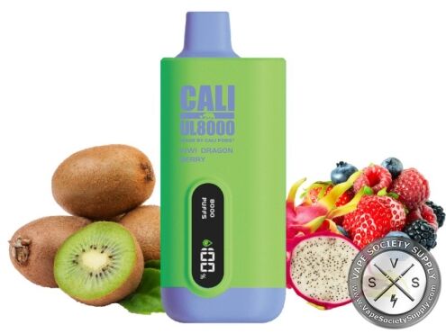Cali UL8000 Disposable Kiwi Dragon Berry