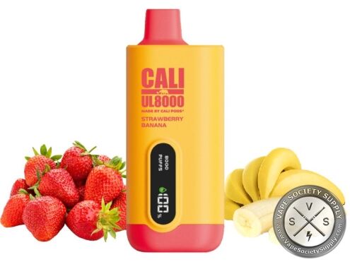 Cali UL8000 Disposable Strawberry Banana