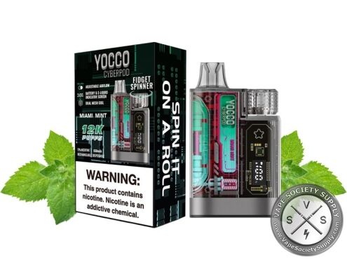Yocco Cyberpod 12000 Puff Disposable Miami Mint