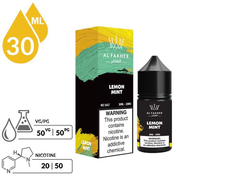 Lemon Mint Al Fakher Nicotine Salt info