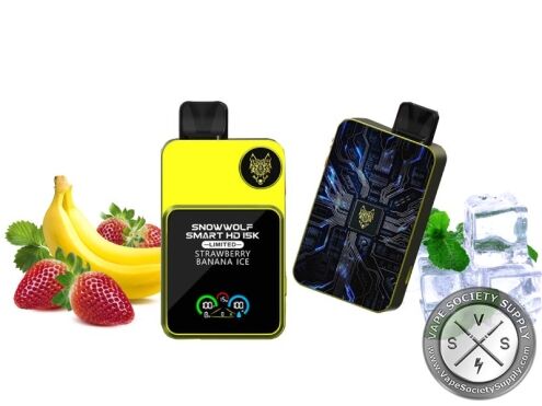 Snowwolf Smart HD 15K Limited Disposable Strawberry Banana Ice