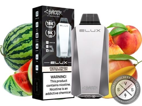 ELUX Cyberover 18000 Puff Disposable Peach Mango Watermelon