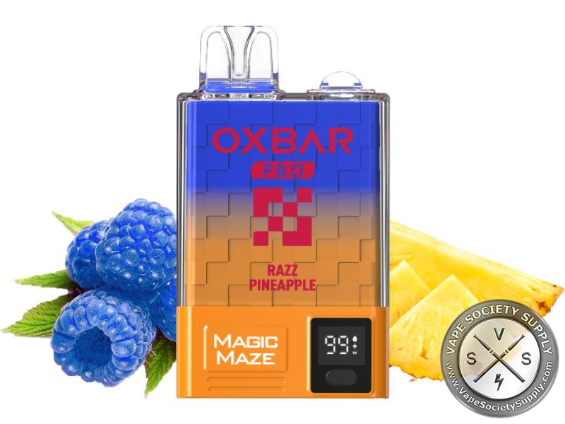 OXBAR x Pod Juice Magic Maze Disposable 10000 Puffs Razz Pineapple