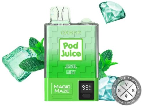 Pod Juice x OXBAR Magic Maze Disposable 10000 Puffs Jewel Mint