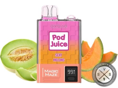Pod Juice x OXBAR Magic Maze Disposable 10000 Puffs Sexy melons