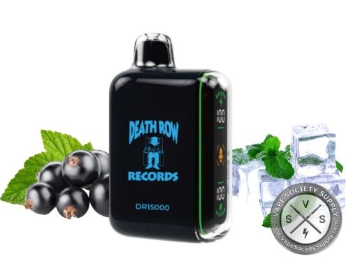 Death Row Records DR 15000 Puffs Disposable Black Ice