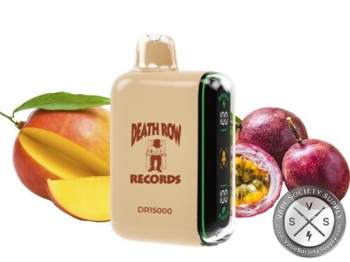 Death Row Records DR 15000 Puffs Disposable Mango Passion Fruit