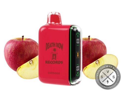 Death Row Records DR 15000 Puffs Disposable Red apple
