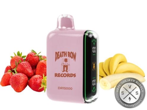 Death Row Records DR 15000 Puffs Disposable Strawberry Banana