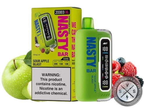 Nasty Bar XL DR20Ki Disposable Sour Apple Blast