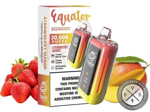 Equator EQ30000 Puffs Disposable Strawberry Mango