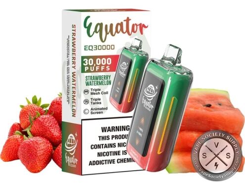 Equator EQ30000 Puffs Disposable Strawberry Watermelon