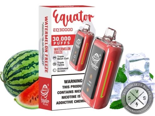 Equator EQ30000 Puffs Disposable Watermelon Freeze