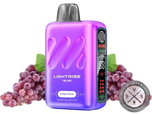 Lost Vape Lightrise TB 18K Vape Disposable Grape Burst
