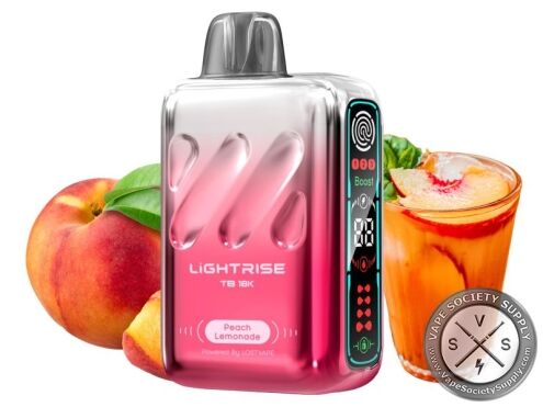 Lost Vape Lightrise TB 18K Vape Disposable Peach Lemonade