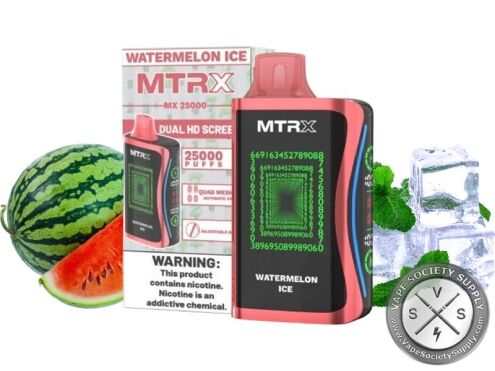 MTRX MX 25000 Puff Vape Disposable Watermelon Ice