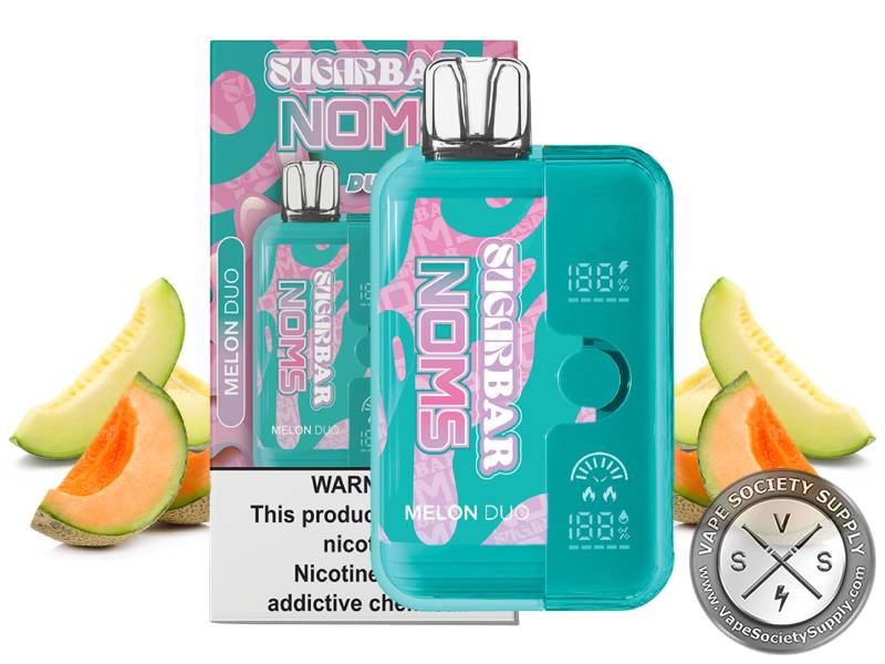 Sugarbar Noms 18K Puffs Disposable Melon duo
