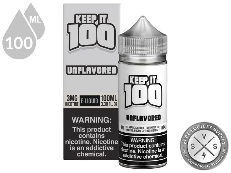 Unflavored KEEP IT 100 E-Liquid (1)