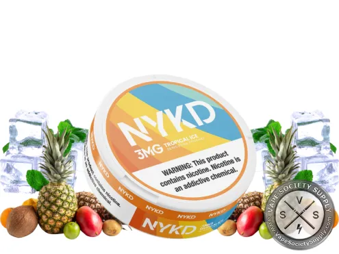 Tropical Ice NYKD Nicotine Pouches