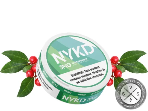 Wintergreen NYKD Nicotine Pouches