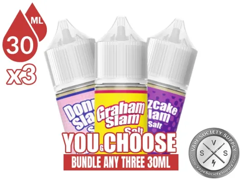 Slam Salt Nic Bundle 3 30ml (90ml)