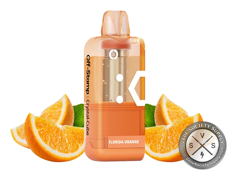 Off Stamp X-Cube Crystal Disposable Pod _ 35k Puffs Florida Orange