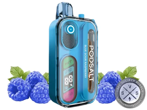 Pod Salt Hit 40K Puff Disposable Blue Sour Raspberry