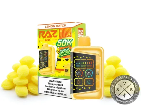 RAZ RX Batch Edition Disposable _ 50k Puffs Lemon BAtch