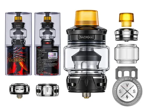Uwell VALYRIAN IV 8.5mL Tank package and included components
