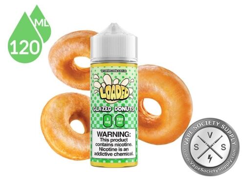 Loaded E-Liquid 120ml - Glazed Donuts, Award-Winning Dessert Flavor