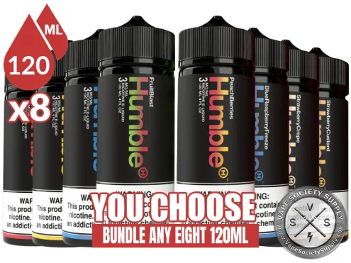 Humble Juice Co E-Liquid Bundle 8 120ml (960ml)