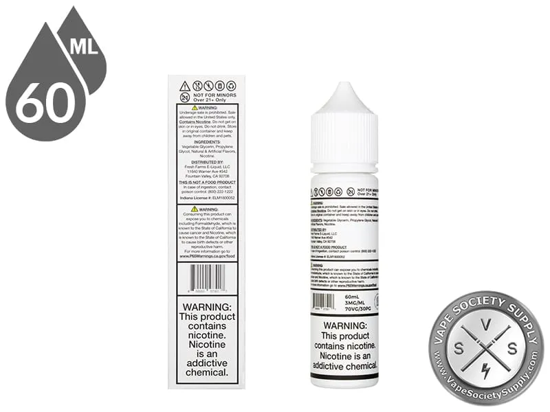 Fresh Farms 60ml Strawberry Farm Cake EJuice