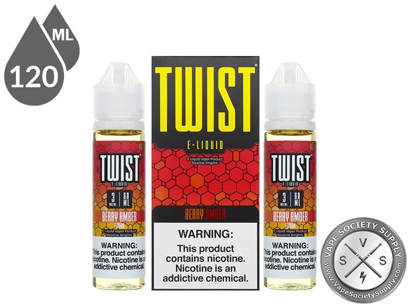 Twist 120ml Berry Amber E Liquid