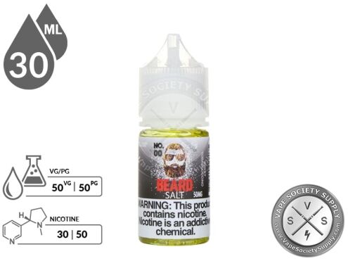 No. 00 Sweet Tobaccoccino Salts by Beard Vape Co 30ml