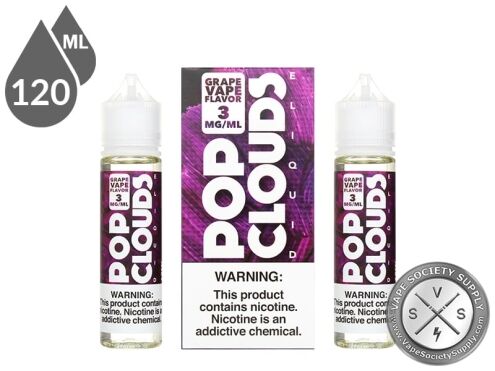 Pop Clouds 120ml Grape Vape E Juice