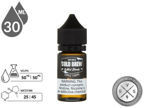 Nitros Cold Brew Salted Blends 30ml Cookie Frappe eliquid