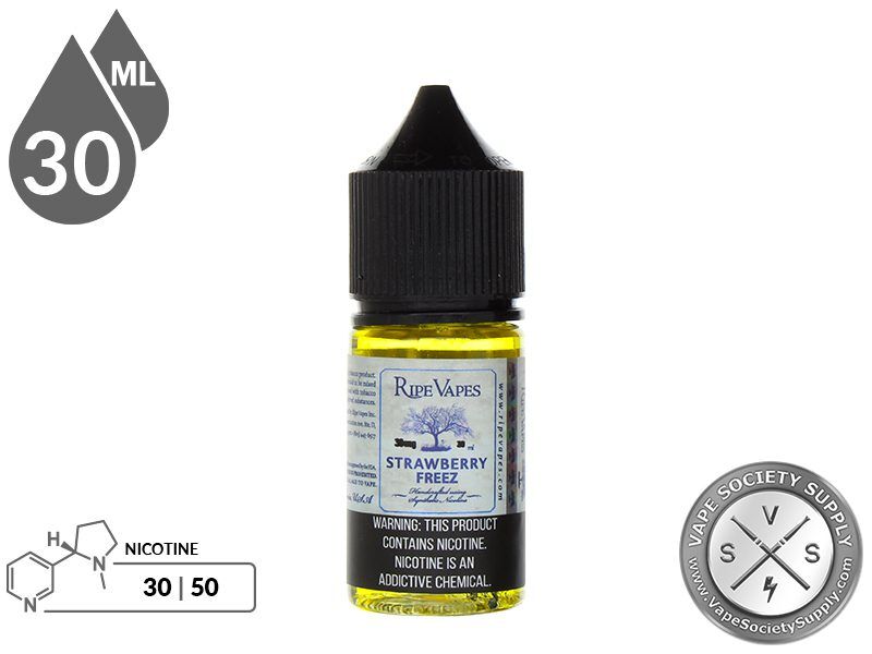 Ripe Vape Synthetic Salt 30ml Strawberry Freez E Juice