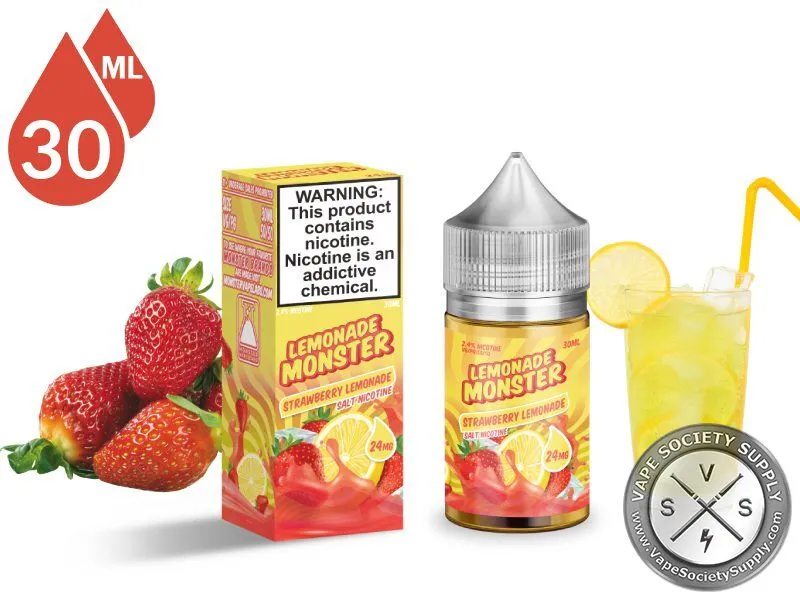 Strawberry LEMONADE MONSTER SYN SALT