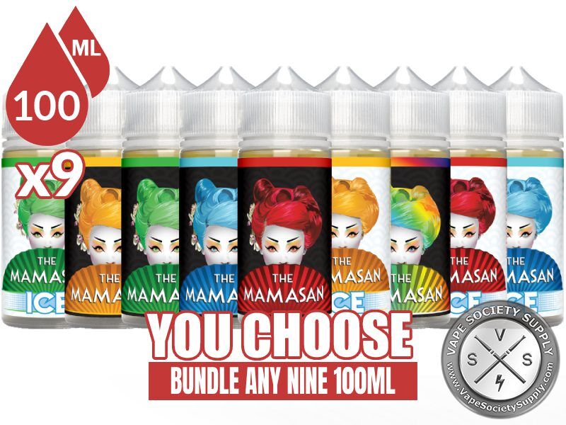 The Mamasan E-Juice Bundle 9 100ml (900ml)