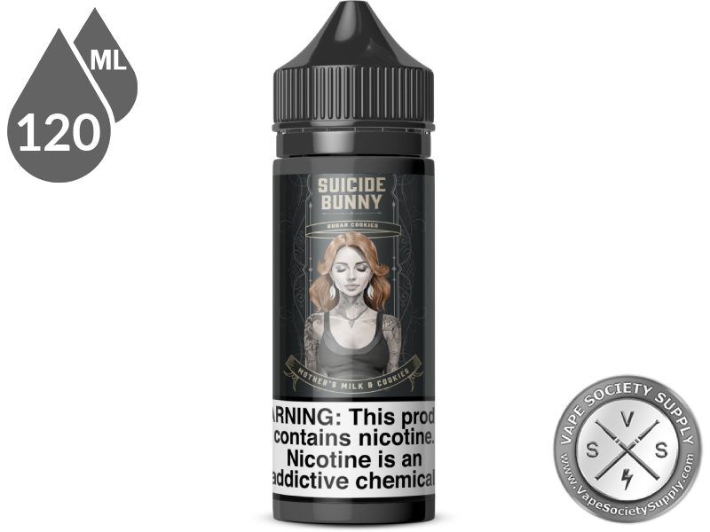Mothers Milk & Cookies SUICIDE BUNNY bottle